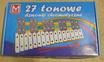 27 tonowe dzwonki chromatyczne