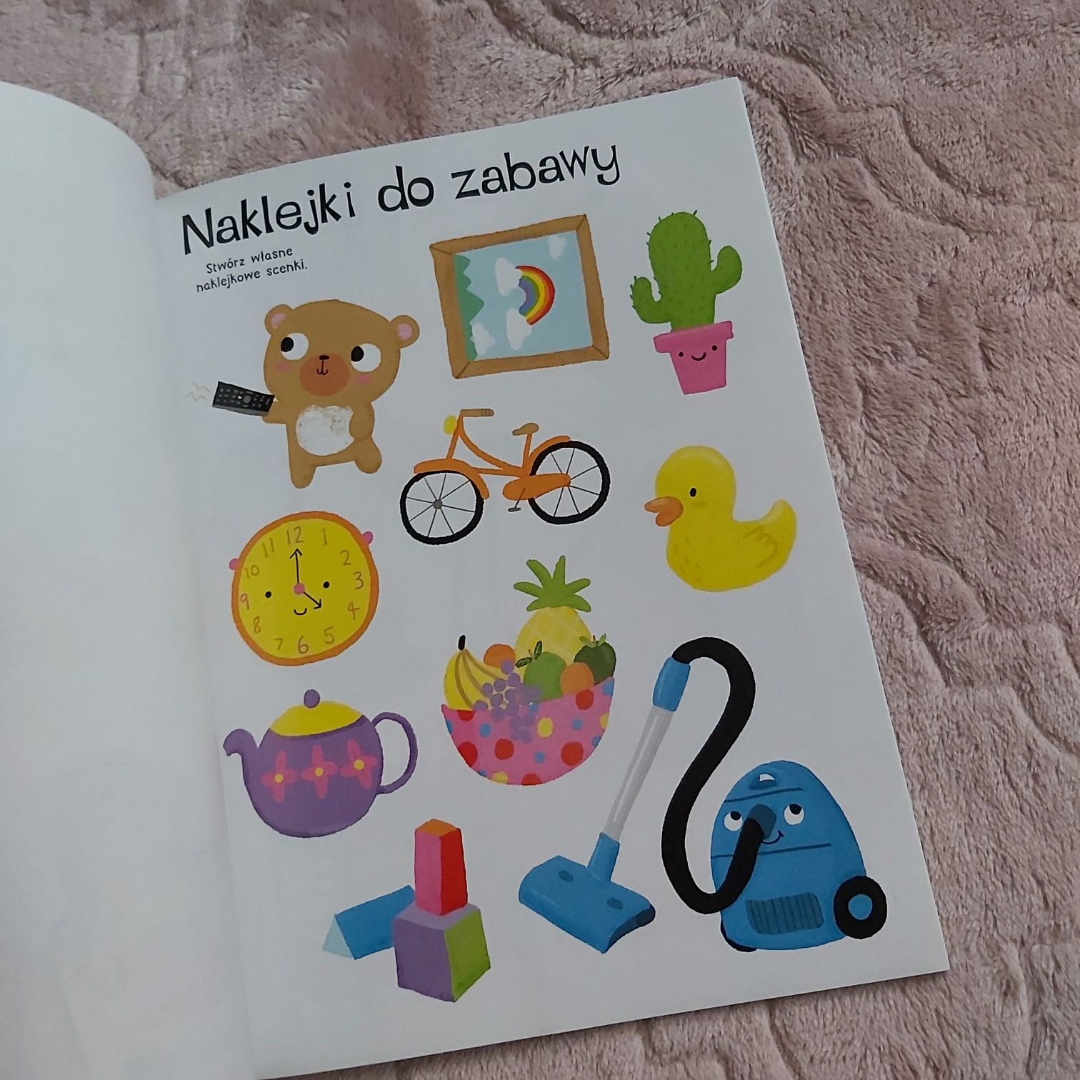 "Spostrzegawczy maluszek. W domu. Duże naklejki" zadania