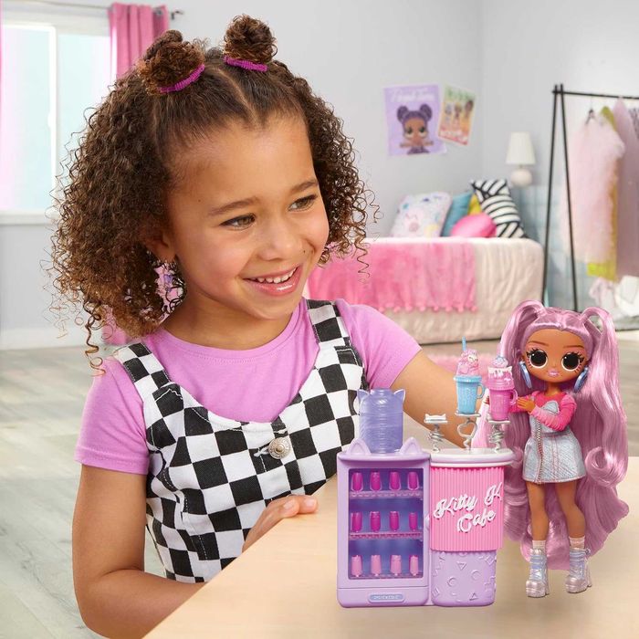 ЛОЛ манікюр кафе Кітті Китти К LOL OMG Sweet Nails Kitty K Cafe