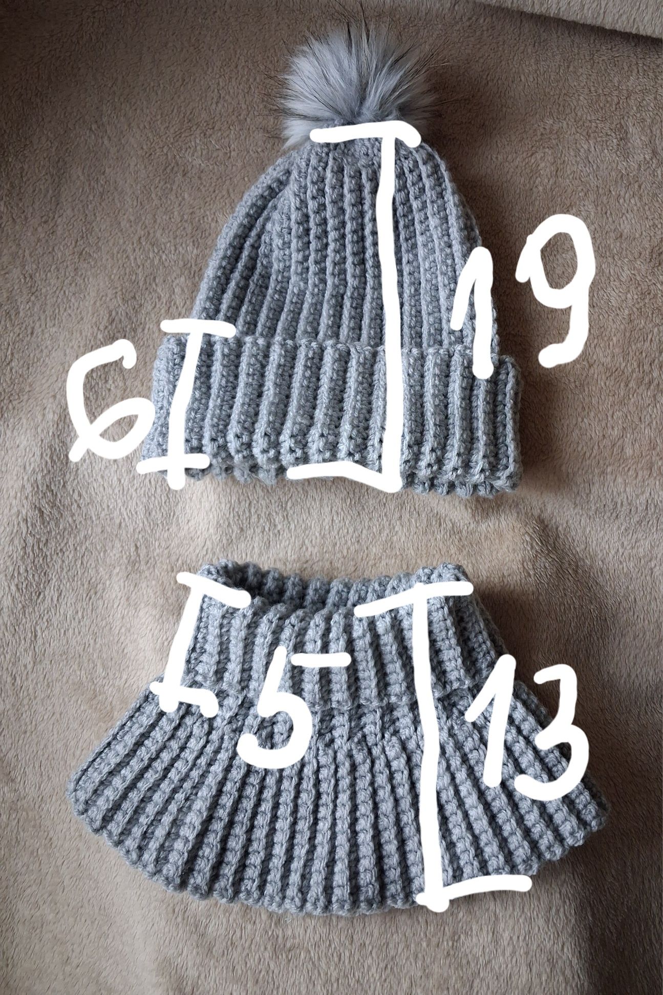 Czapka zimowa + komin