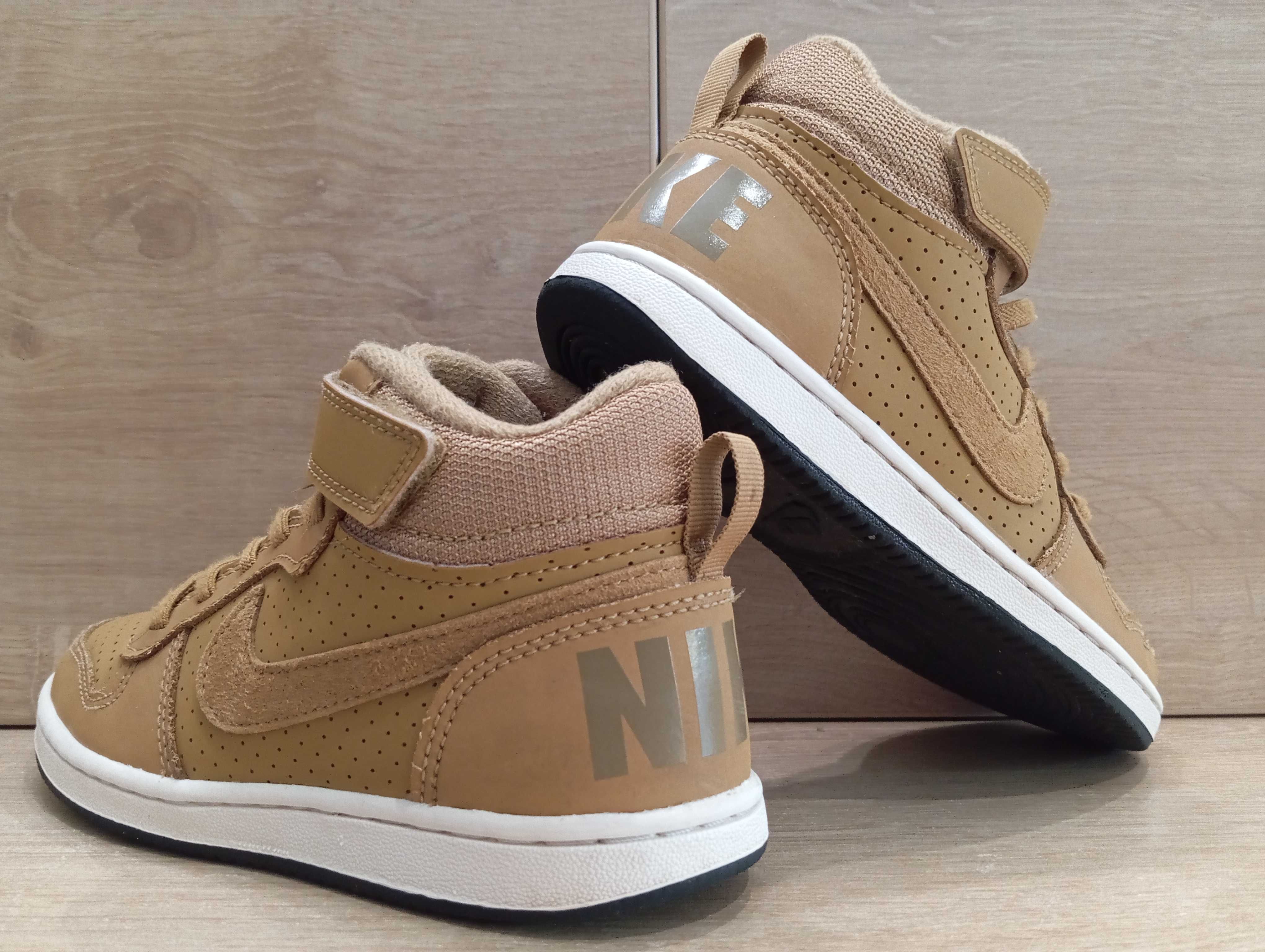 NIKE Court Borough Mid (PSV) Sneakersy Dziecięce Rozm.31,5 /19,5cm