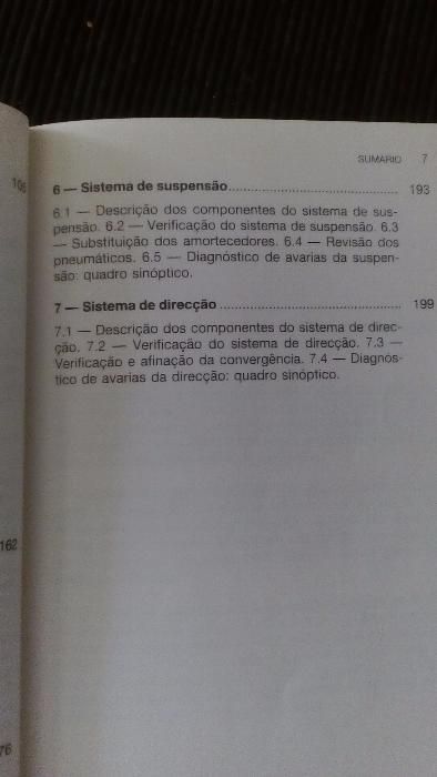 Livro "Manutenção e reparação do automóvel" em bom estado