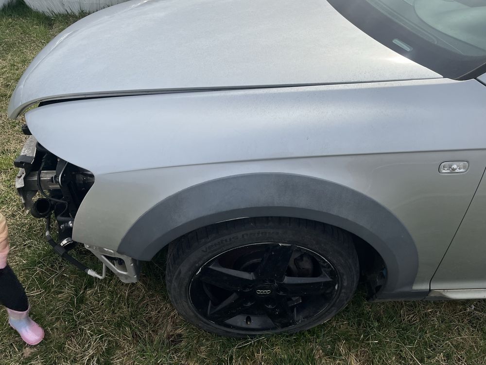 AUDI A6 C6 ALLROAD LY7W srebrny błotnik drzwi klapa maska lusterko