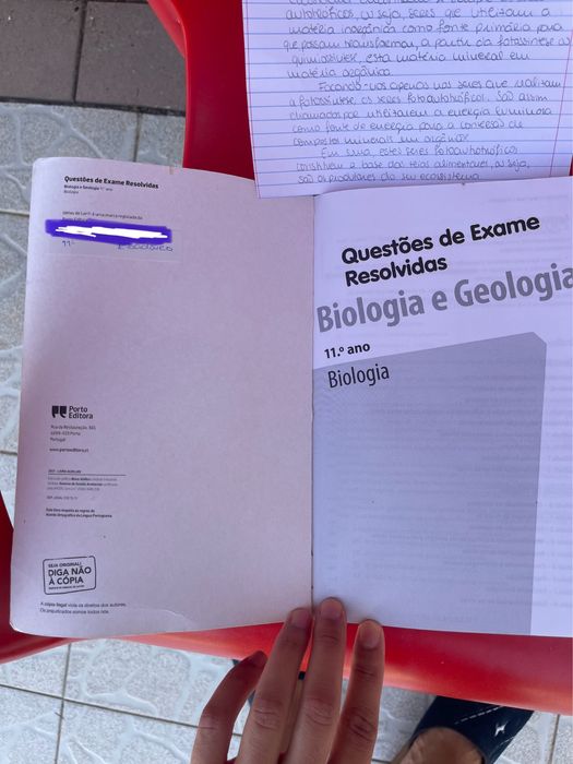 Livros de apoio para o Exame Nacional - Biologia e Geologia