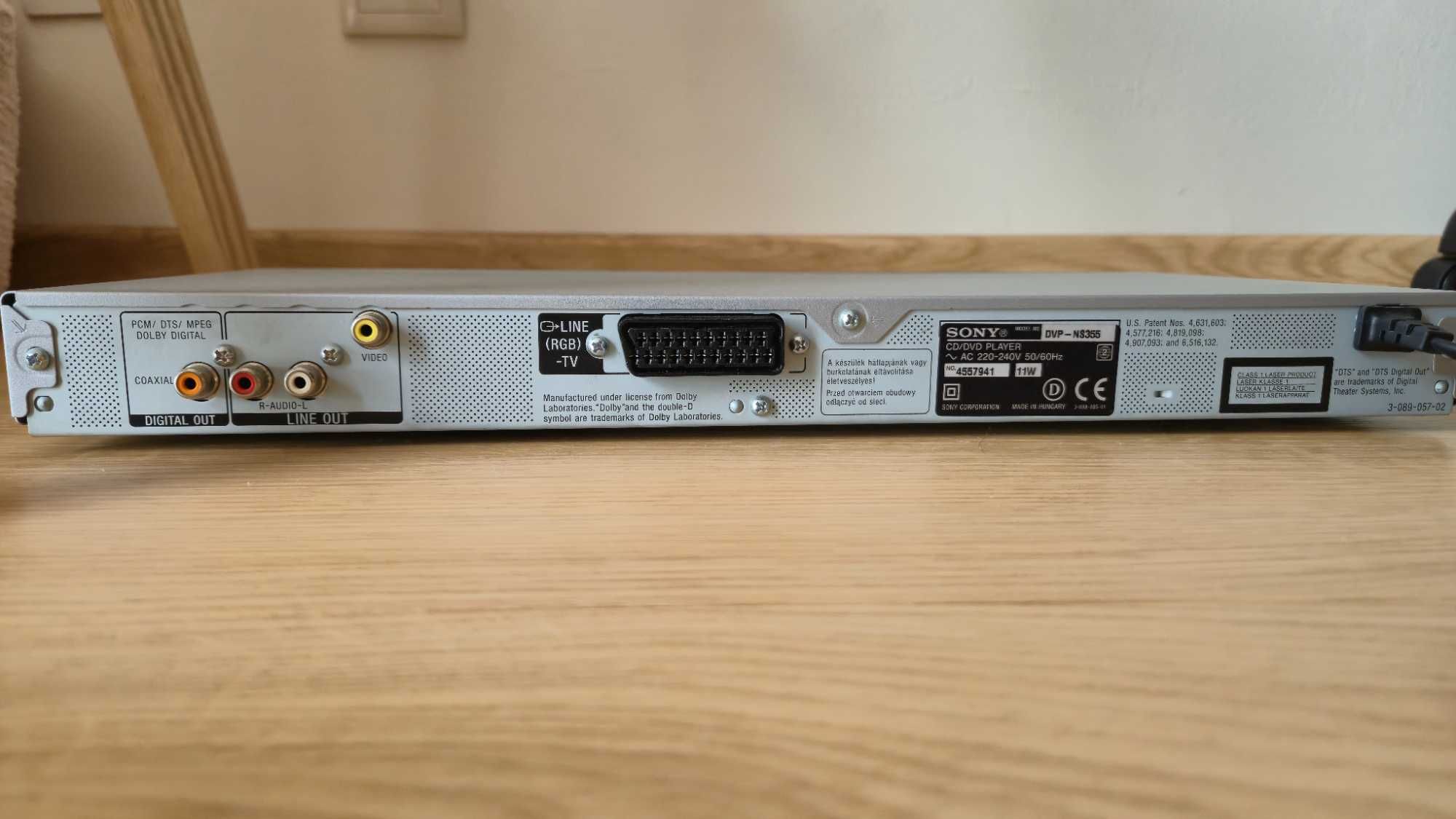 Sony CD/DVD Player DVP-NS355