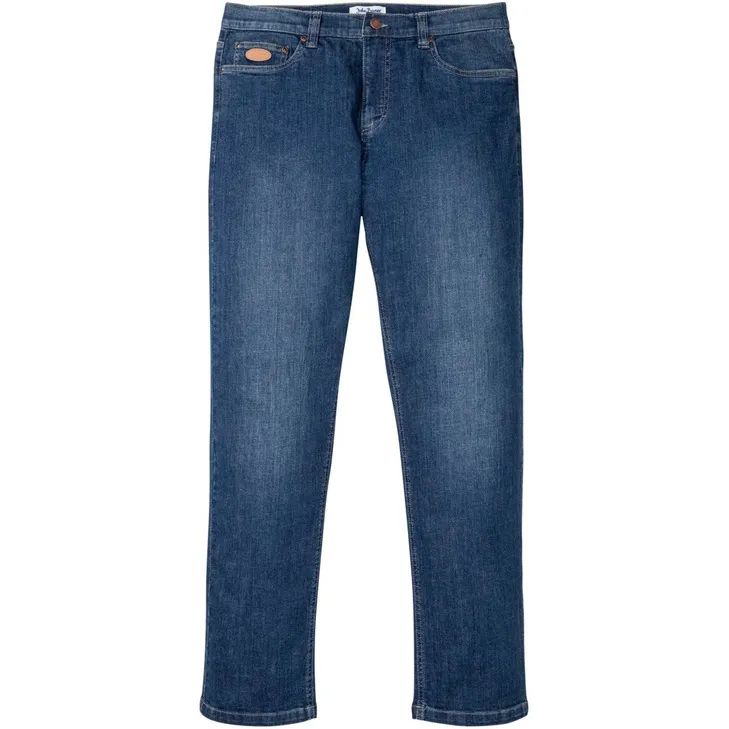 Bonprix Spodnie Klasyczne Jeansowe Niebieskie Kieszenie 58