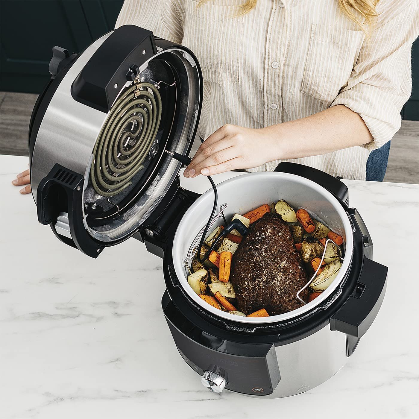 ninja foodi ol750eu 14w1 smartlid multicooker 1760 w poj 7.5 l opis