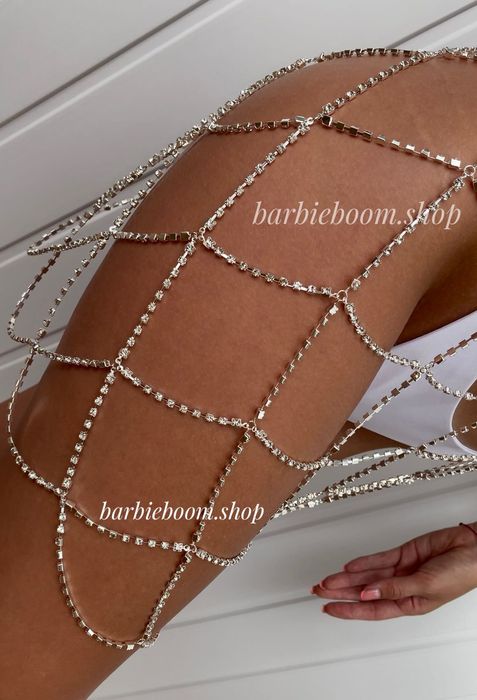 Юбка пояс блестящая из металической сетки с камнями стразами