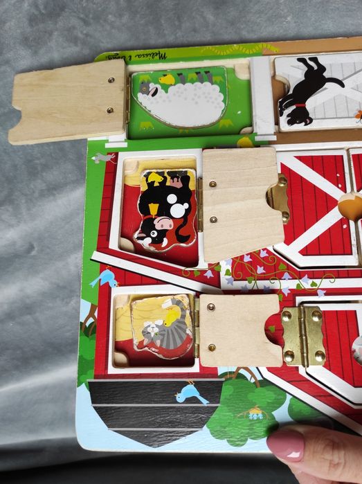 Drewniana tablica magnetyczna Melissa &Doug Farma
