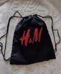 H&M/ Czarny plecak z Wiednia, worek Etui