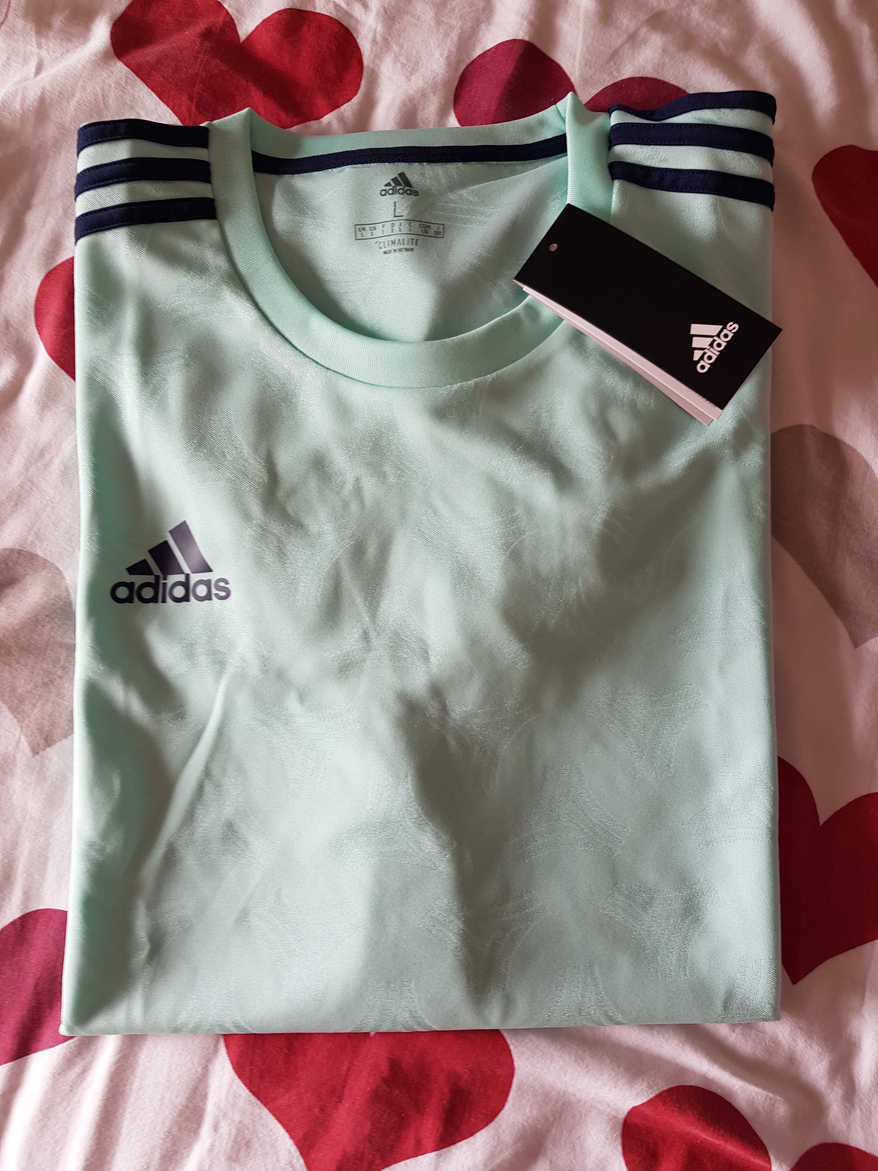 T Shirt Adidas Turquesa