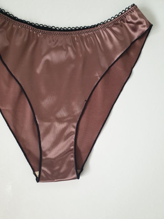Komplet bielizny damskiej seksowny stylowy kolor mokko rozmiar M