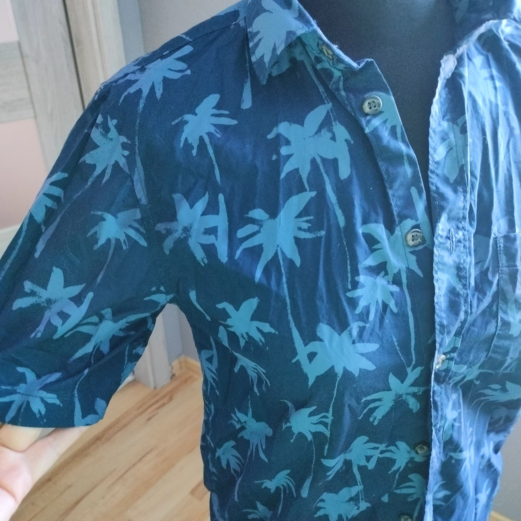 Hawajska Koszula w palmy h&m