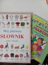 Dwie książeczki do nauki języka francuskiego dla dziecka