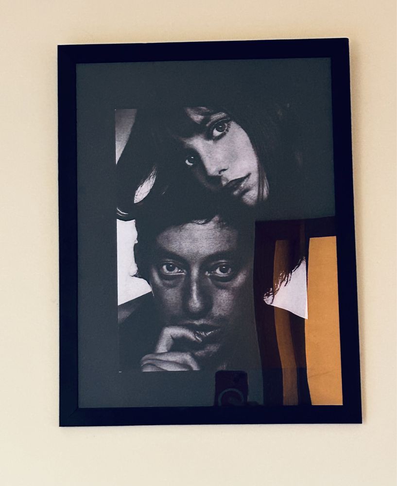 Oprawiony druk cyfrowy Birkin & Gainsbourg