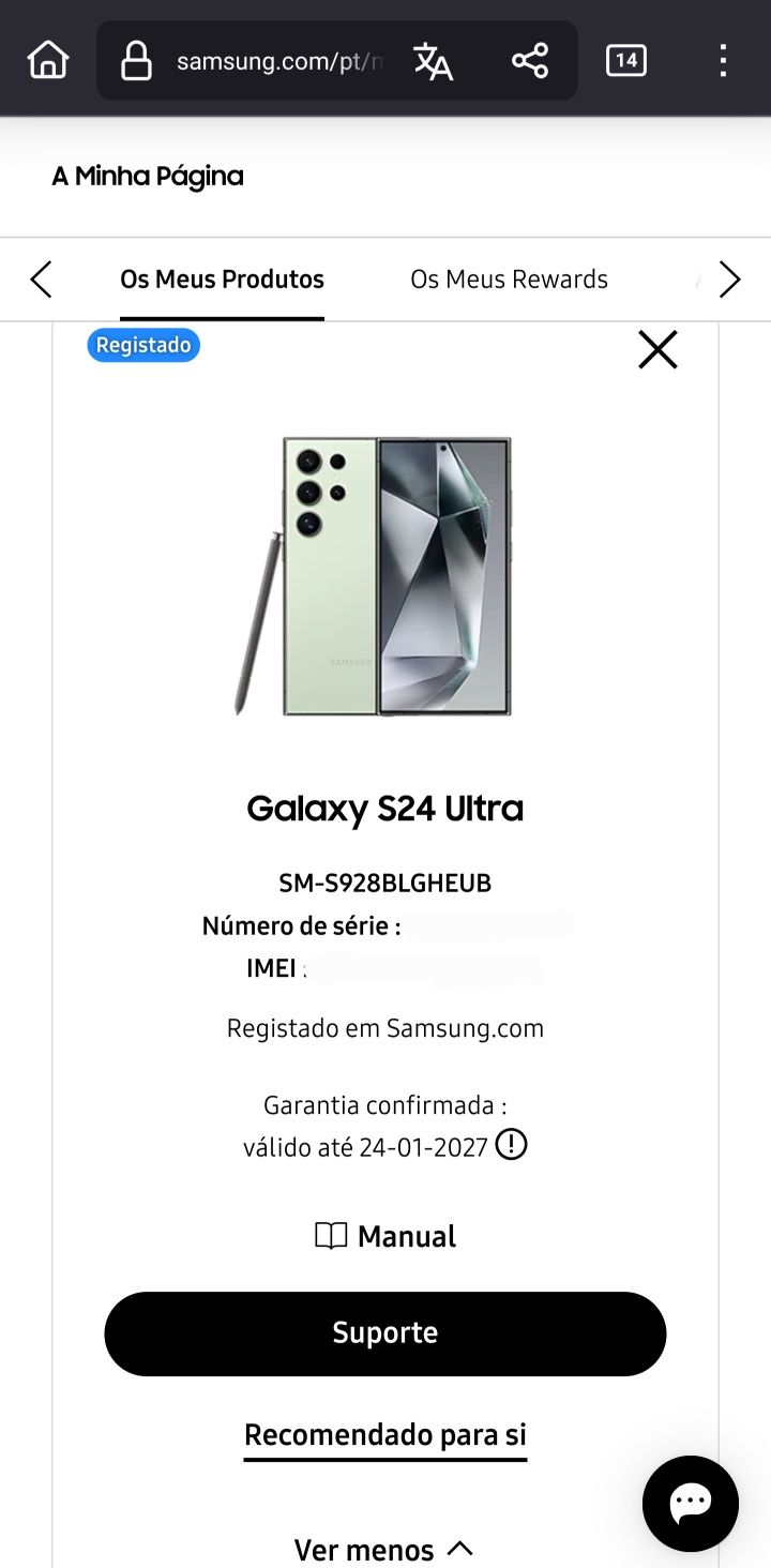 Samsung S24 Ultra 512GB - Samsung Care 2027
