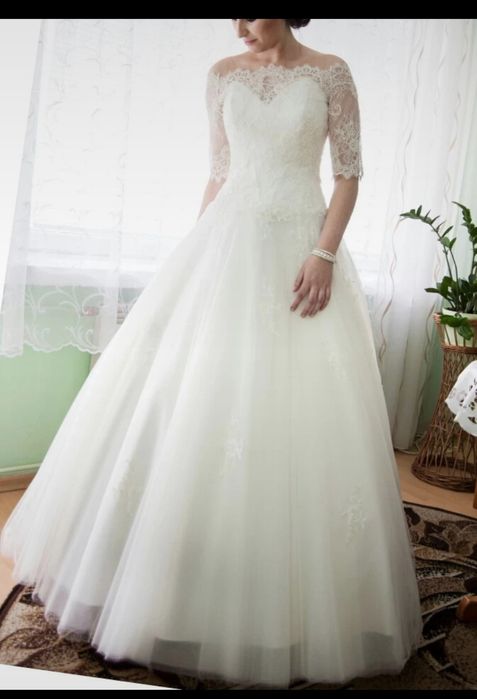 Suknia ślubna kość słoniowa Princessa