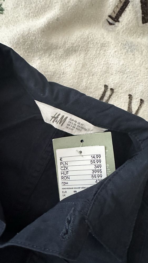 Піджак h&m верхня сорочка 3 роки