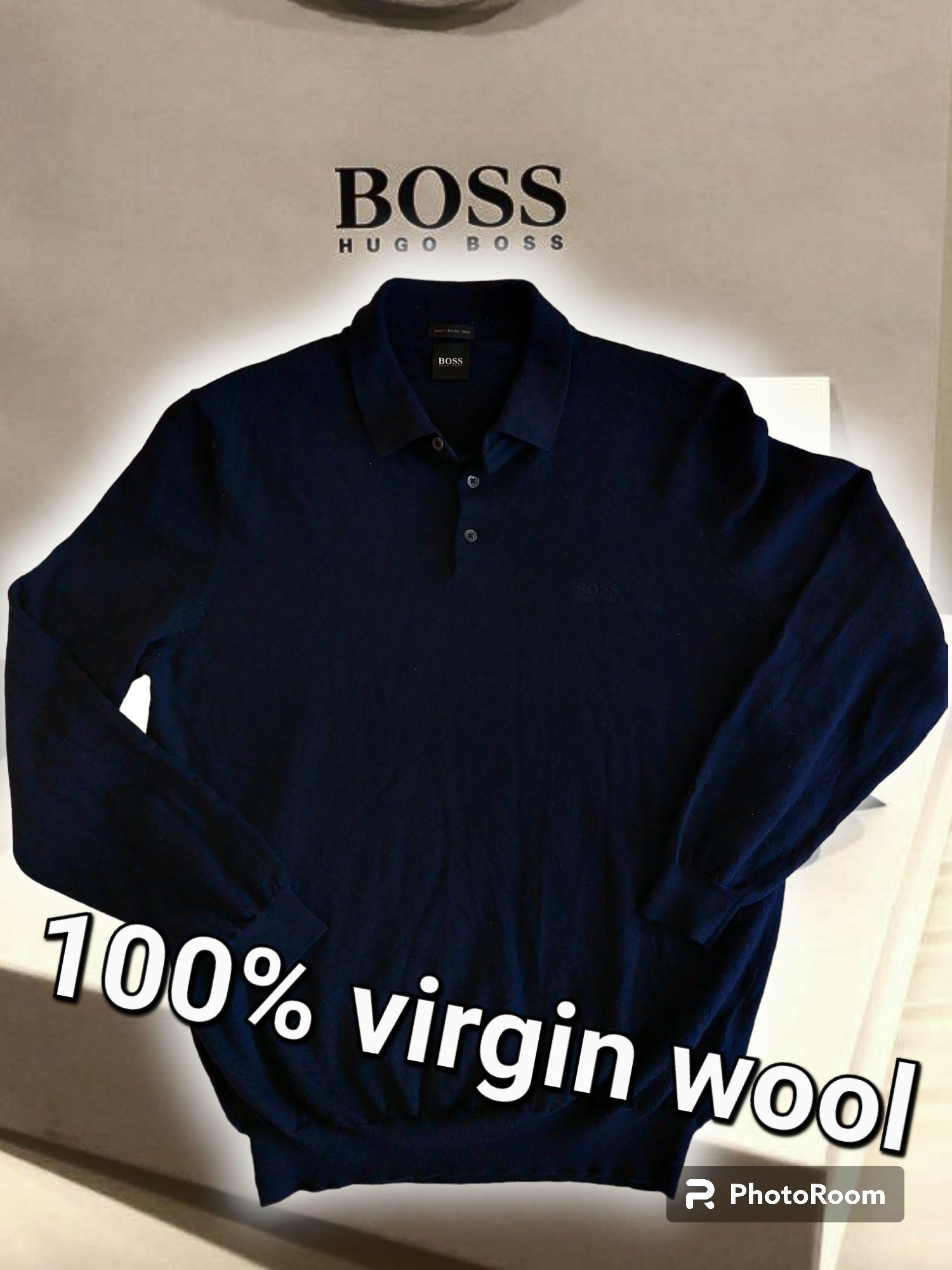 Sweter wiosenny hugo boss L XL broszka opium rap y2k 00s 90s vintage