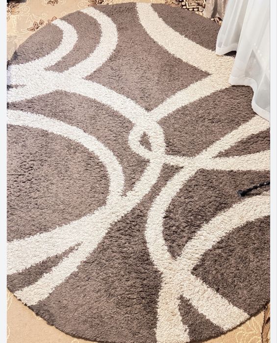 Ковер  овальний ворсистий 160/230