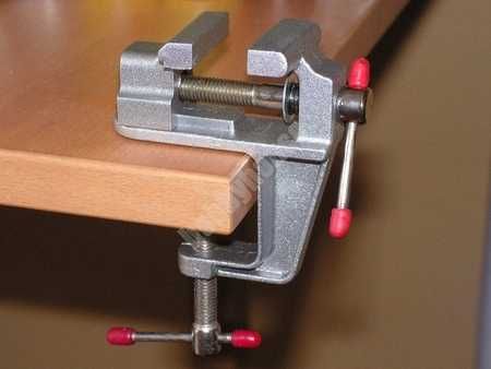 Mini IMADŁO STOŁOWE MODELARSKIE Imadełko 35 mm Aluminiowe Lekkie ŚCISK