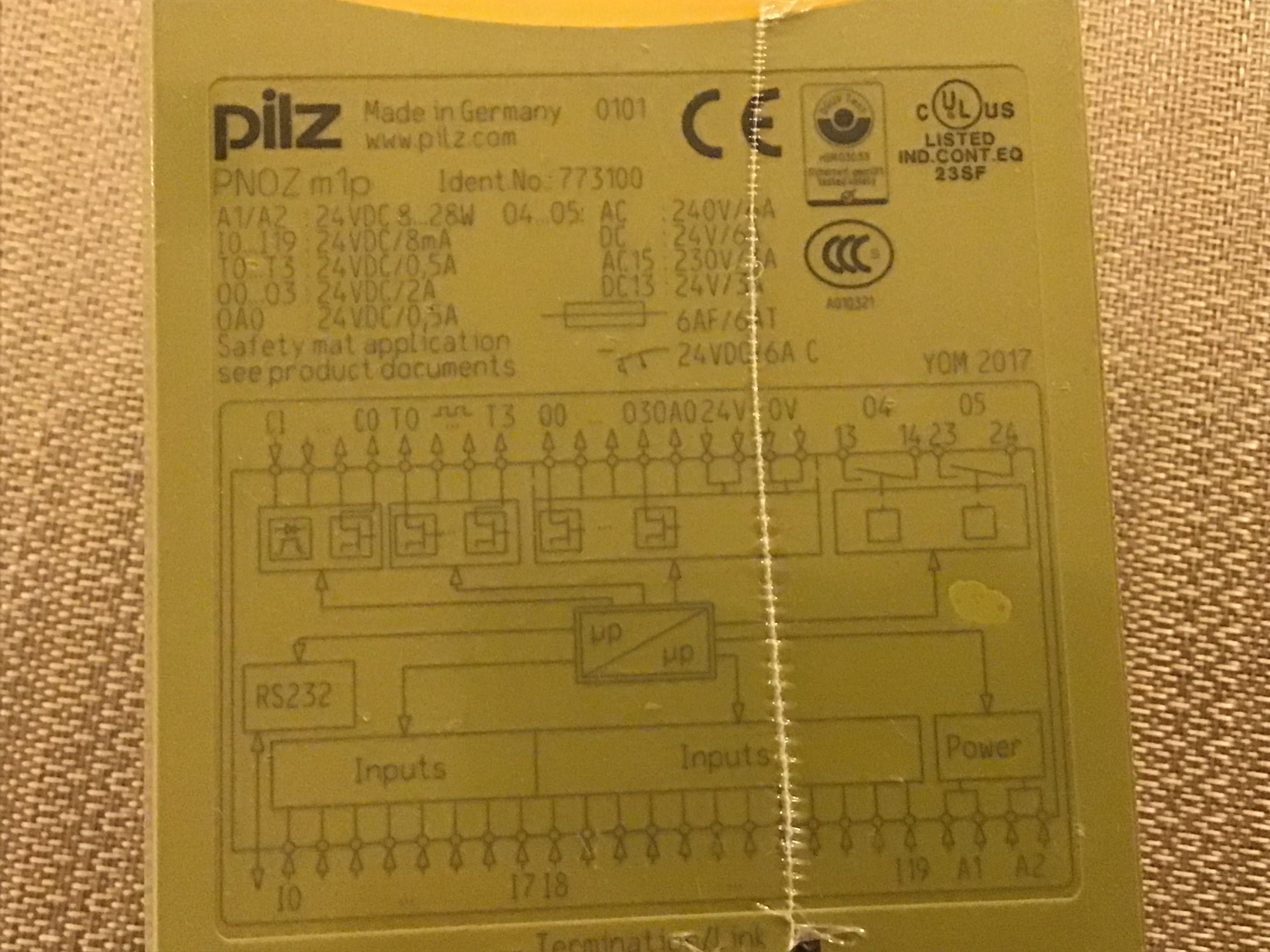 modul bezpieczenstwa pilz 773100 NOWY