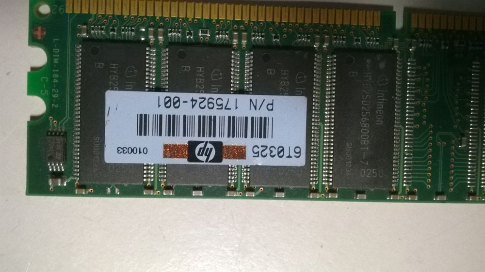 Memória RAM 256 mb