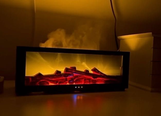 Камін з імітацією полум’я