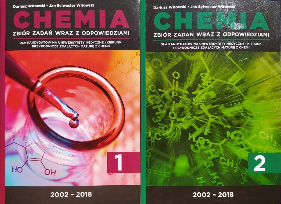 Chemia - zbiór zadań wraz z odpowiedziami tom 1 i 2