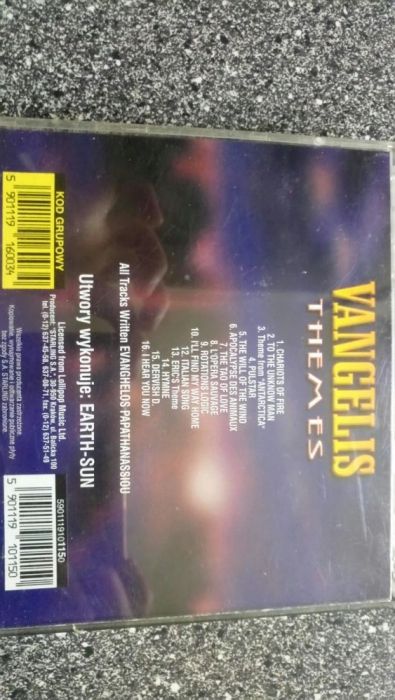 Vangelis Themes muzyka CD elektronika