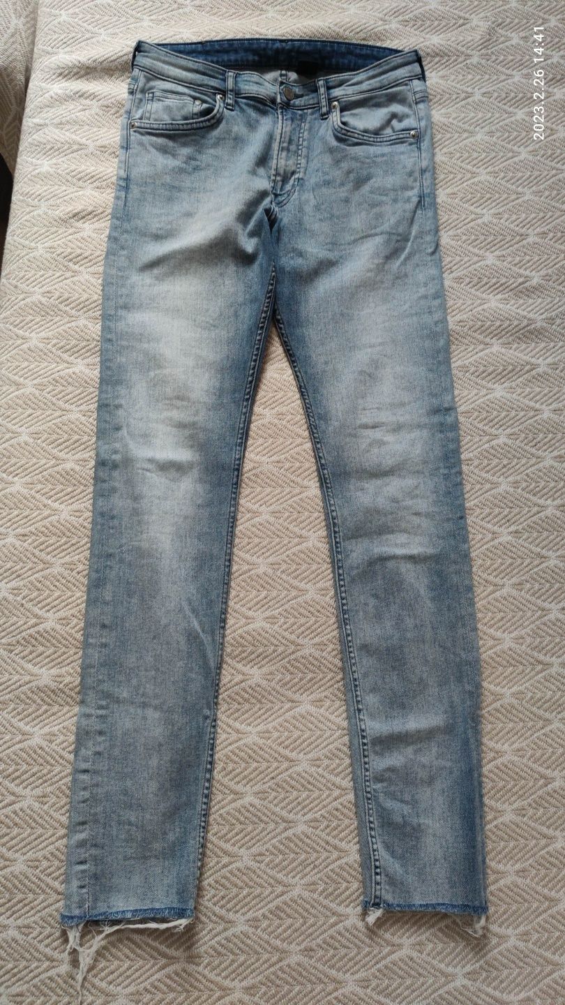 Джинси стрейчеві блакитні 175 см, штани сірі, джинси сірі