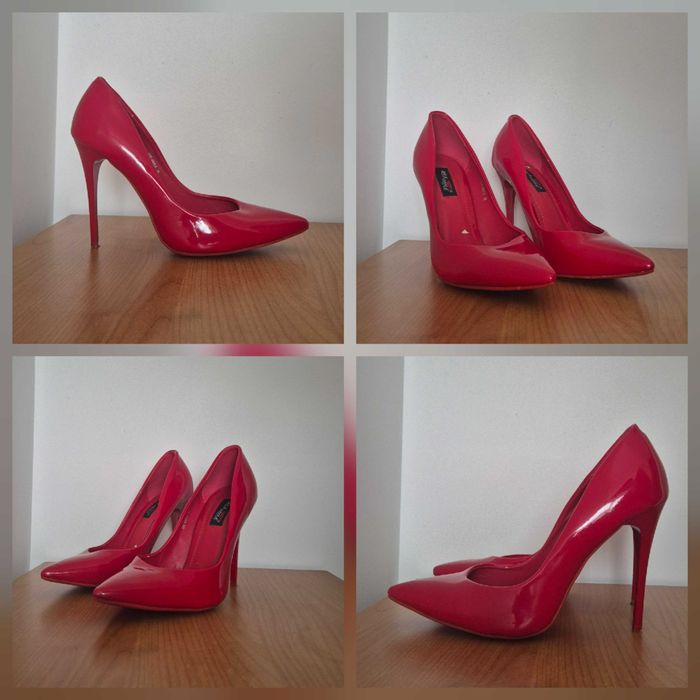 10cm Szpilki Czółenka Półbuty