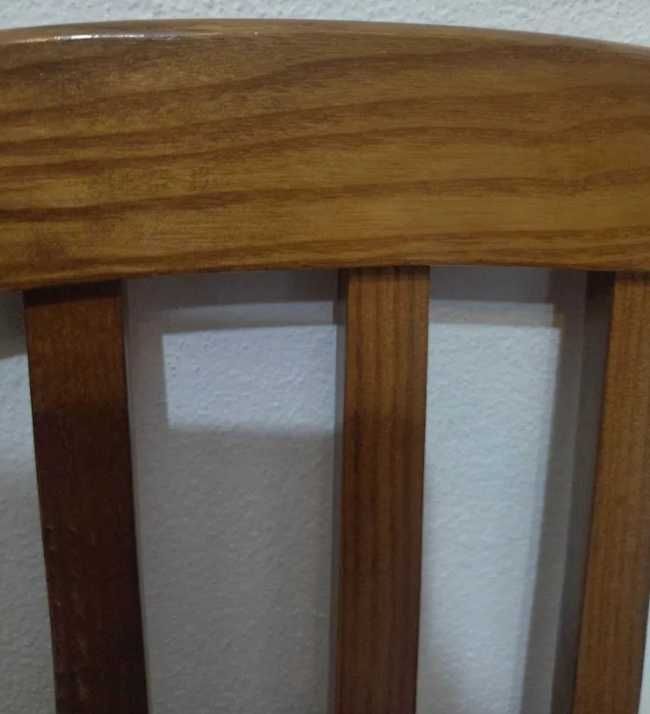 Mobília de sala de jantar cor carvalho
