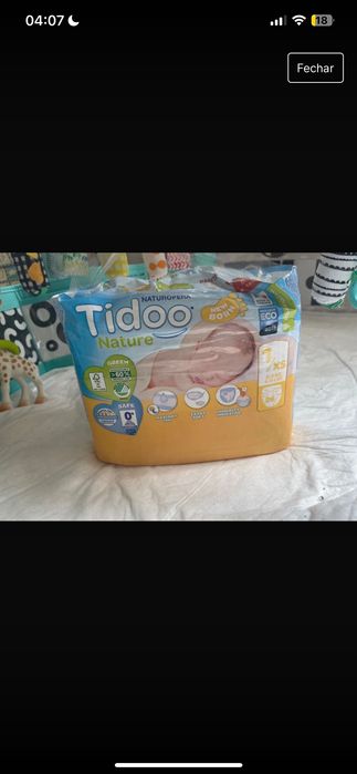 Fraldas Bamboo Nature, Tidoo Nature, Chelino Nature