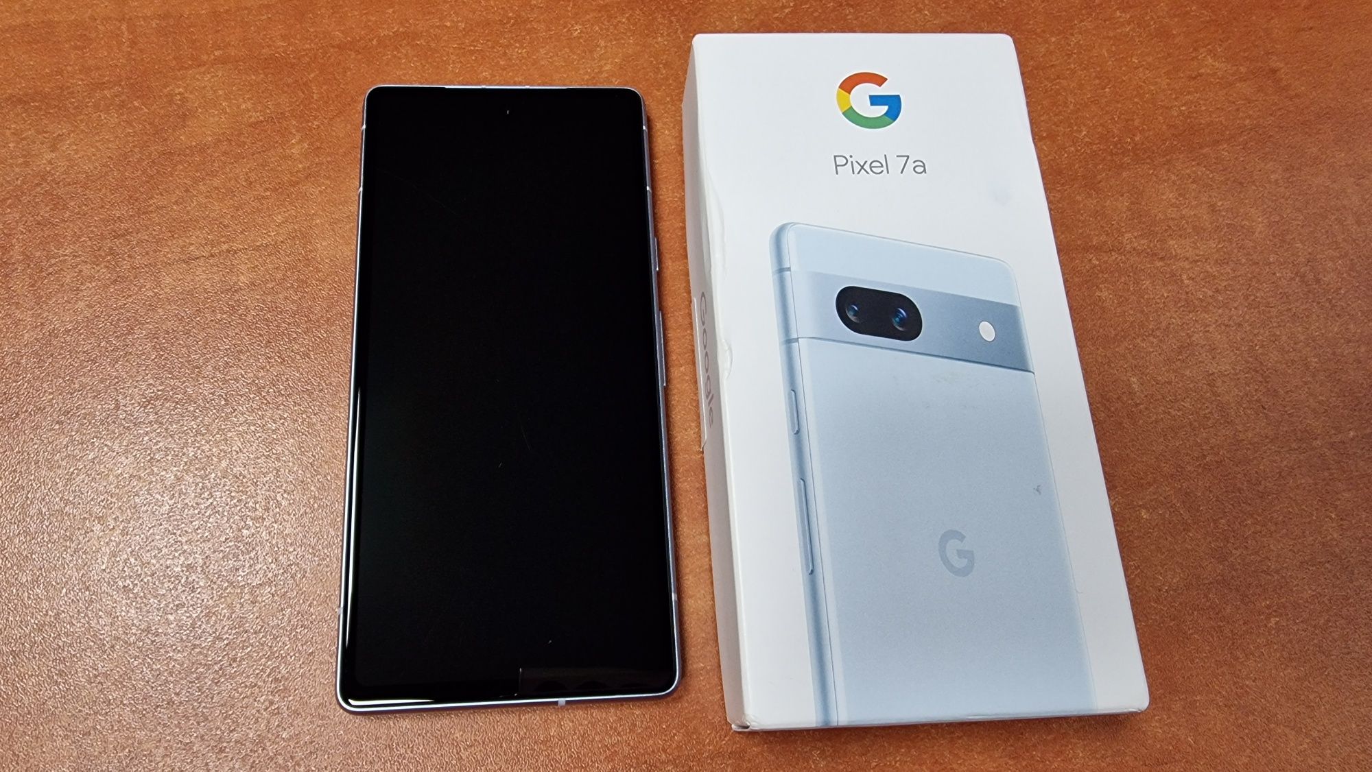 Google Pixel 7a 5G Dual Sim 128GB/8GB RAM niebieski, stan bdb, gwar.