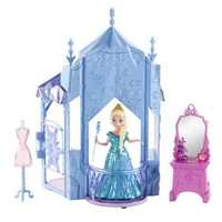 Игровой набор мини замок-комната Эльза с мебелью Mattel