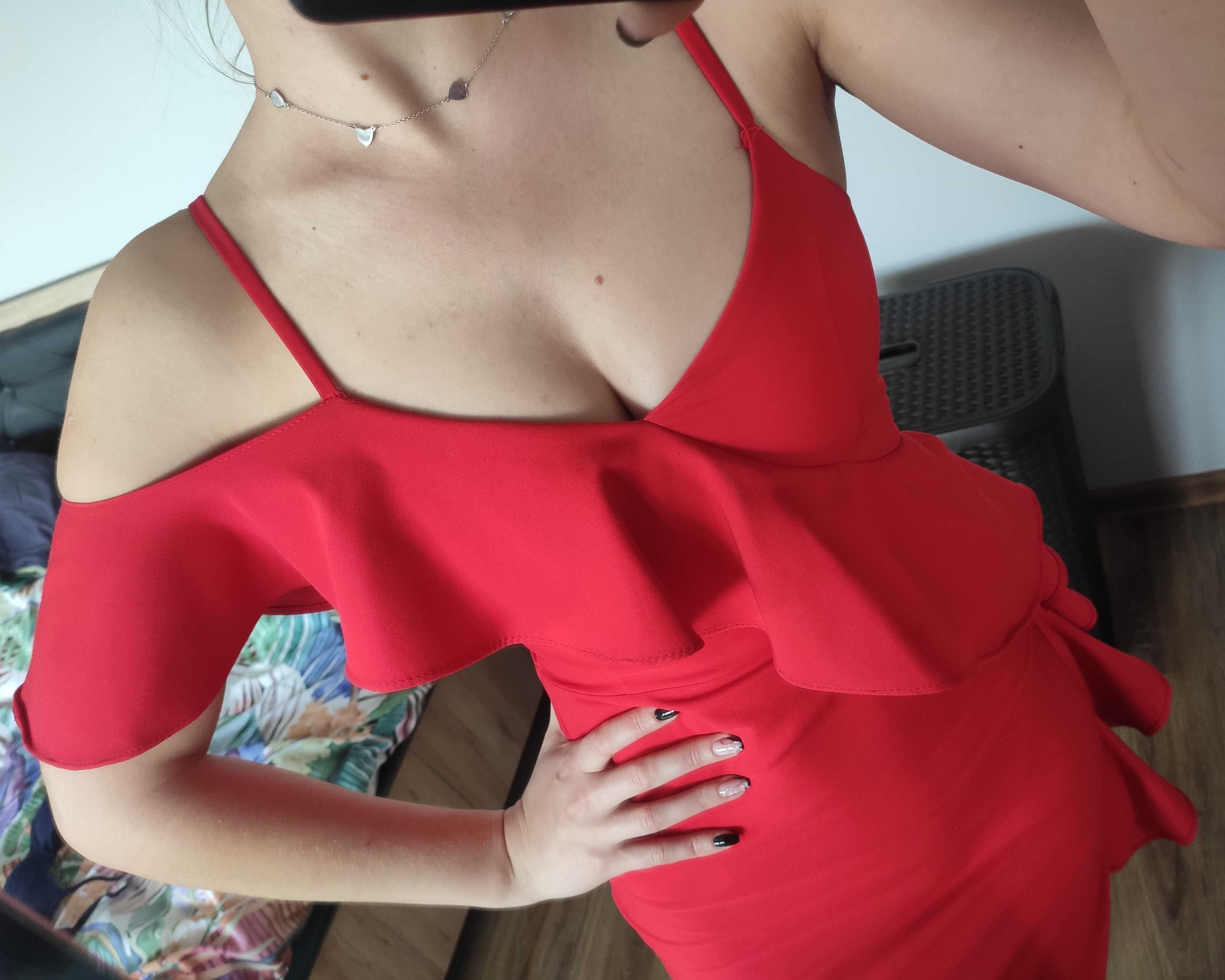 Czerwona sukienka hiszpanka