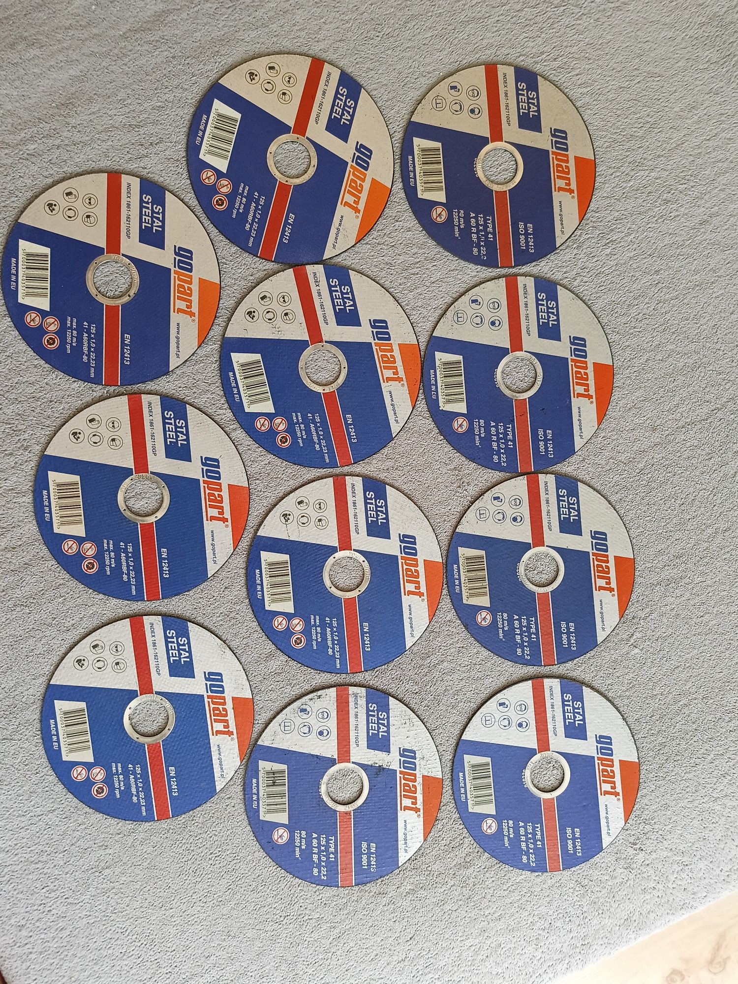Gopart tarcza do cięcie stali 125x1x22   11 sztuk