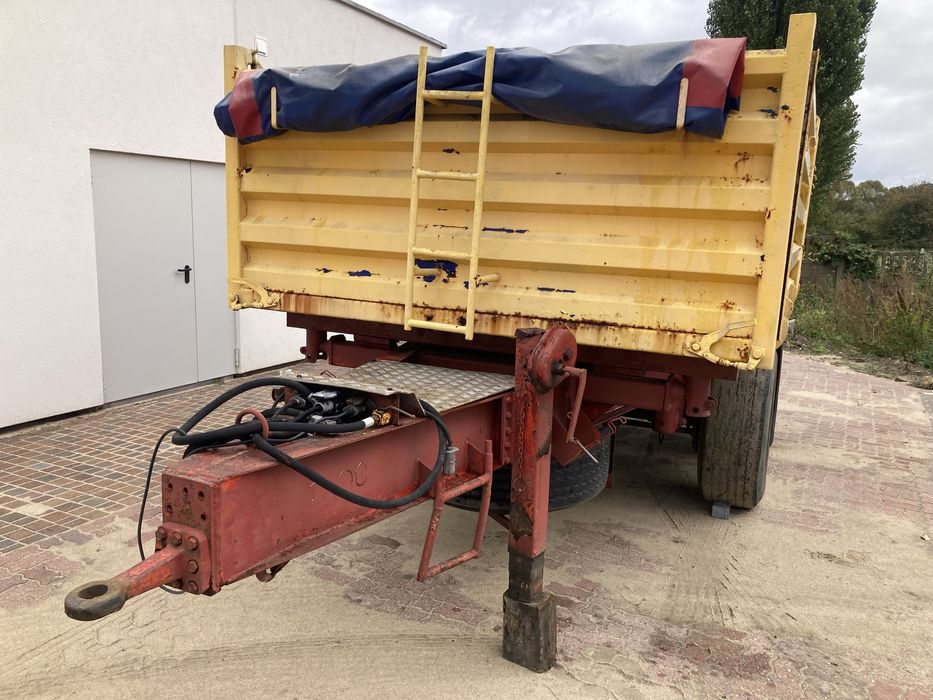 Przyczepa wywrotka 3 str tandem 2 osiowa