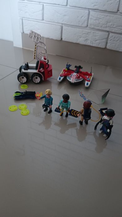 3 zestawy playmobile ghostbusters pogromcy duchów pojazdy zestaw ludzi