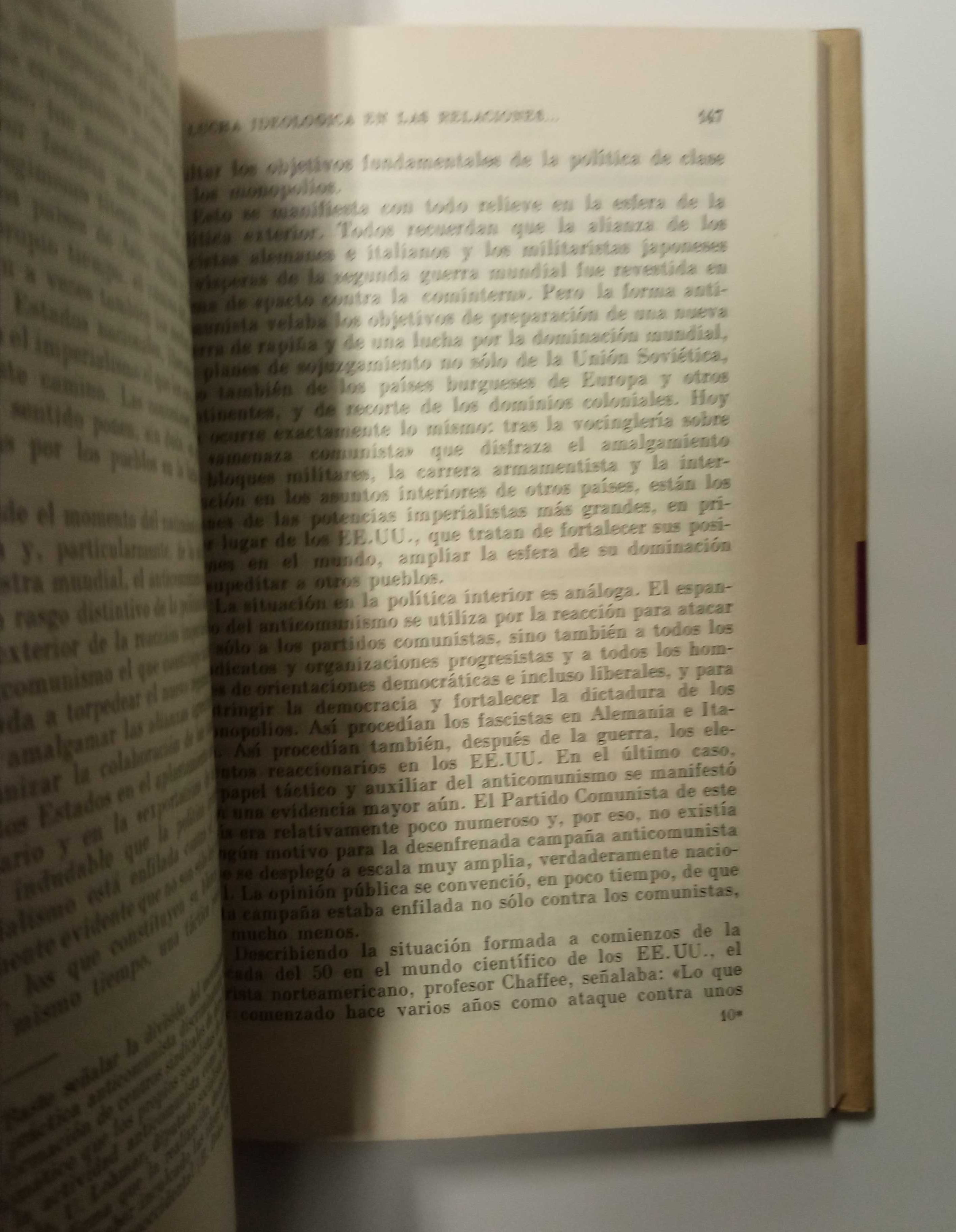 La lucha ideológica en las relaciones internacionales contemporáneas