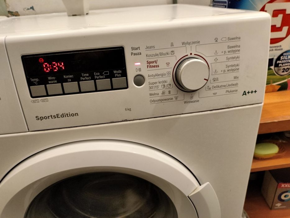 Programator pralki Bosch Sport Edition