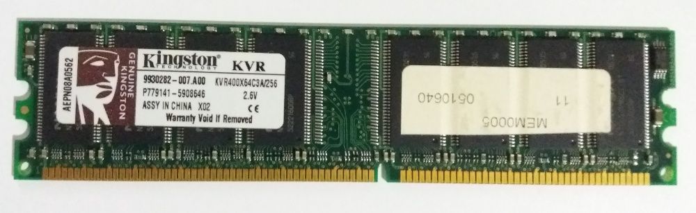 Memoria Ram DDR 1 - 256 Mb * 512 Mb * 1 GB