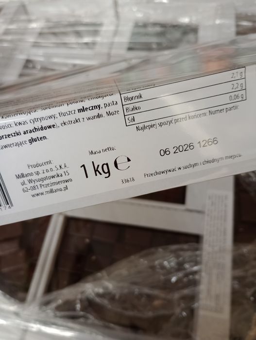 Ptasie mleczko 1kg czekoladki Mega cena