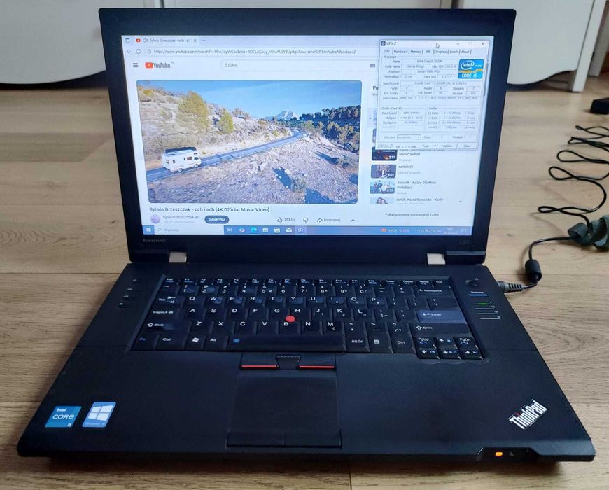 Lenovo ThinkPad L520, Core i5, RAM 8GB, 256 SSD, Win 10, NOWA Bateria!
