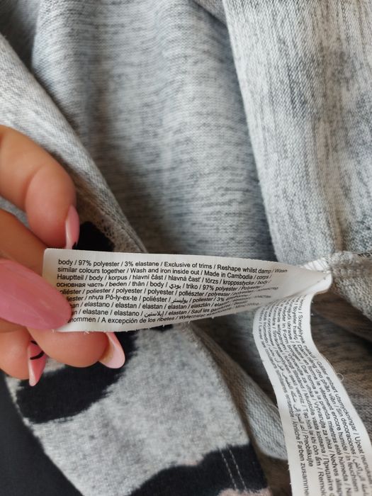 Bluzka sweterkowa Sweter F&F panterka L 40 przyjemny w dotyku