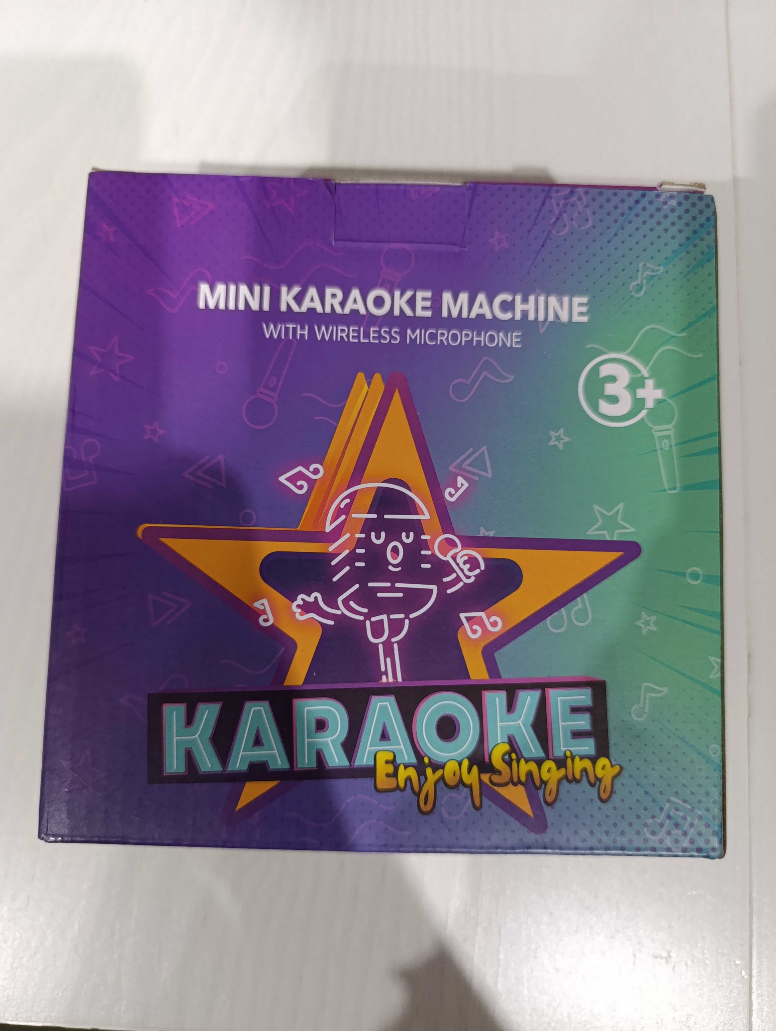Zestaw karaoke, głośnik, mikrofon, modulator głosu