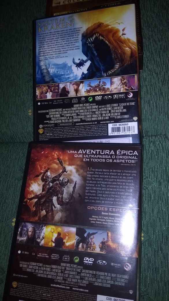 2DVD• Confronto & Fúria de TITÃS (Titans)