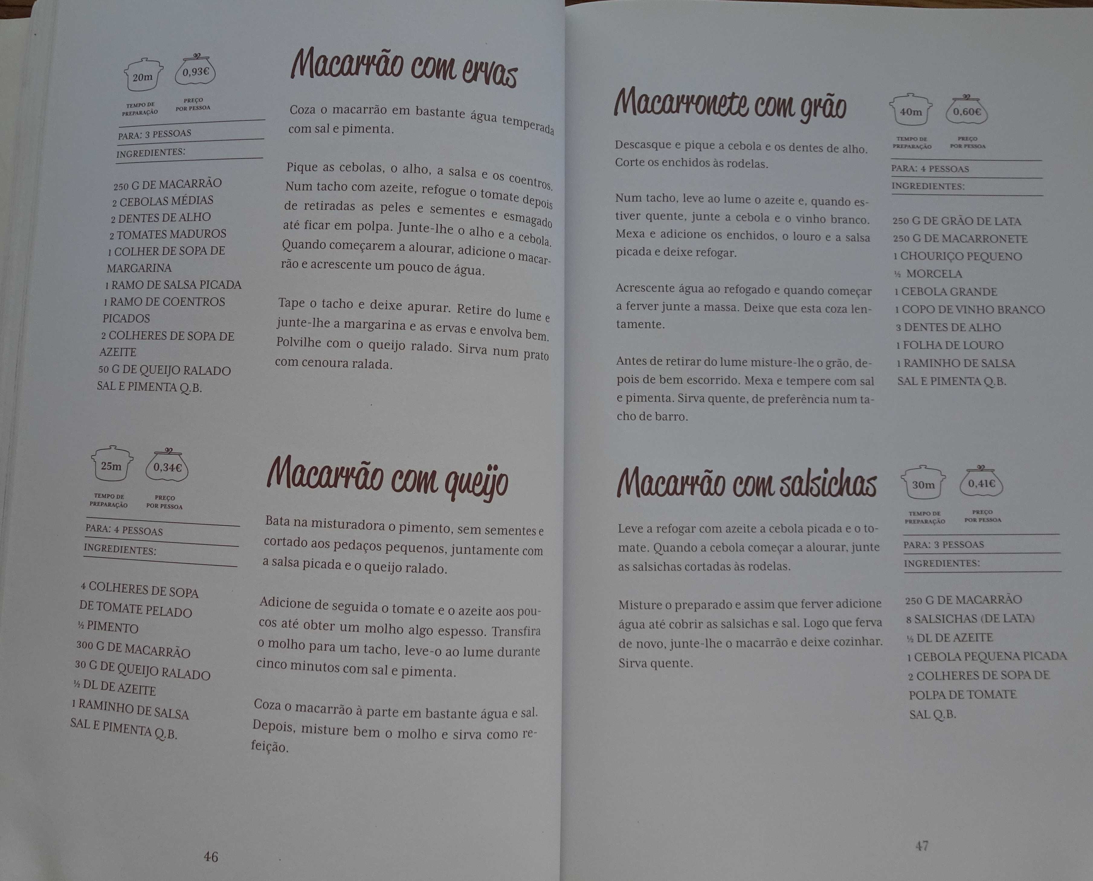 Cozinhar Sem Gastar (Receitas Rápidas e Económicas) de Anabela Almeida