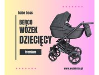 Wózek Dziecięcy Berco Skóra 3w1 Wózki Dziecięce Fotelik Samochodowy +
